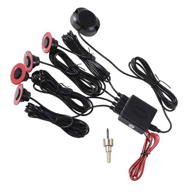 1 Set Sensore Parcheggio Auto ABS Sistema Sonda Allarme Suono per Veicolo Auto Camion Auto
