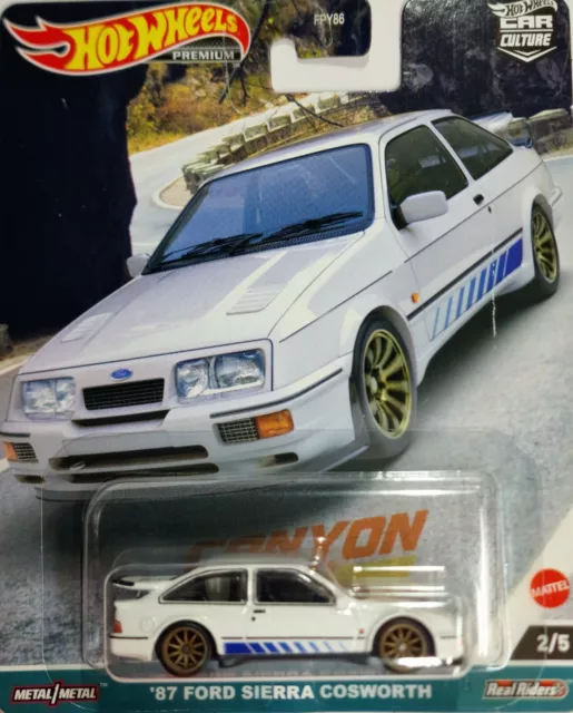 Hot Wheels Premium ´87 FORD SIERRA COSWORTH CANYAN WARRIORS CAR CULTURE