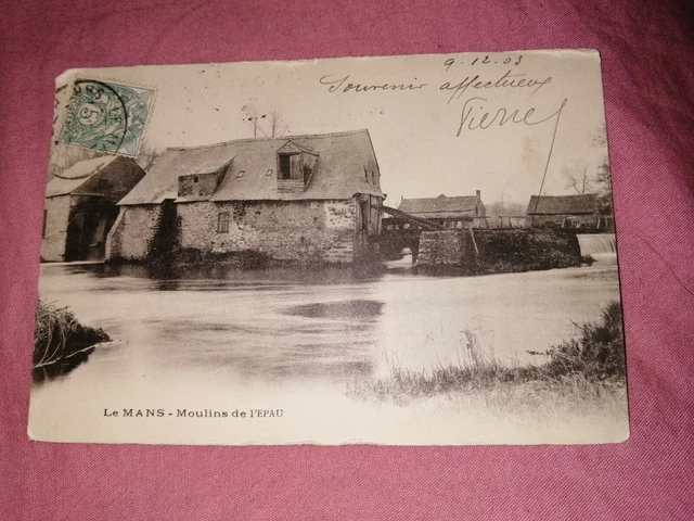 Carte Postale Ancienne Le Mans – Moulin D'Enfer, Sarthe, édition H.H, Vers 1900