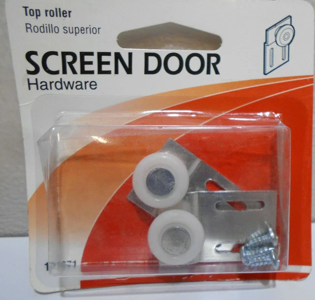 Slide-Co 111971 Screen Door Top Mount Rollers 3/4-Inch Nylon Wheels