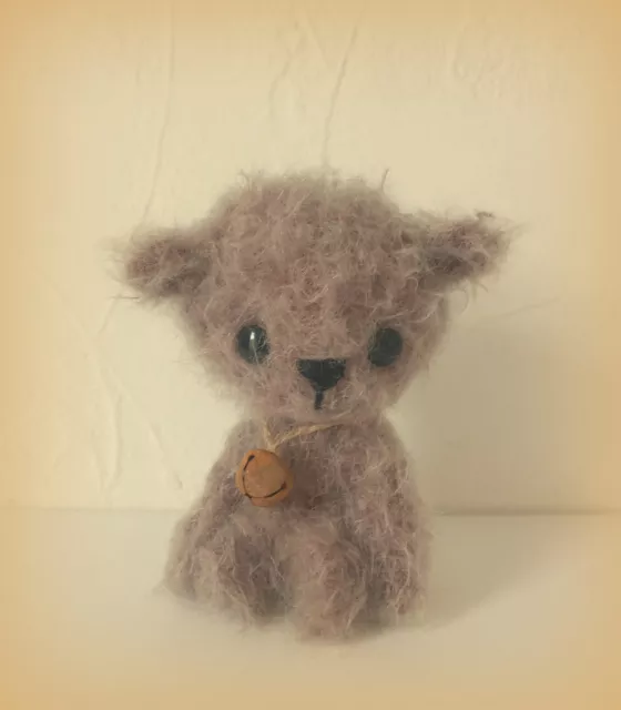 Teddy bear, hand made mohair ooak artist 'Ember' from Teddy Bear Orphans U.K.