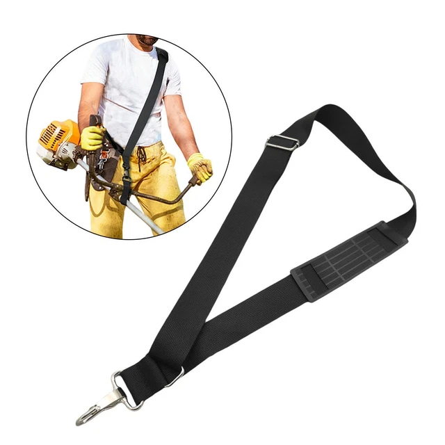 Tracolla Regolabile Imbottita Per Decespugliatore E Attrezzi Da Giardino - Spallaccio Comfort, Lunghezza 62-112 Cm