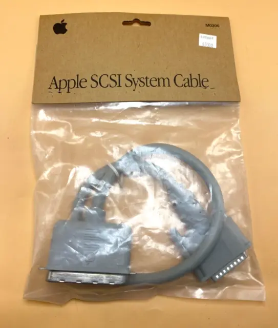 Vintage Apple SCSI System Cable M0206 Factory Sealed NEW