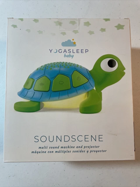 YOGASLEEP baby Soundscene Sound Machine Turtle with Light Projector New