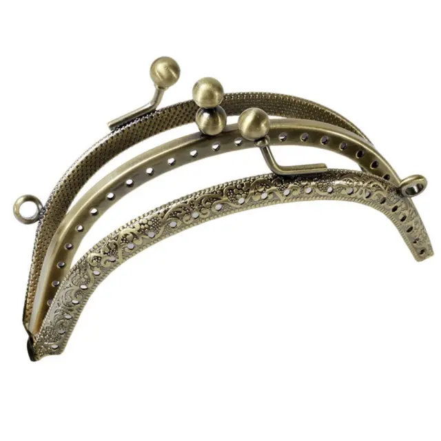 Metal Arch Frame Bead Kiss Clasp Lock for Handbag Making Accessories