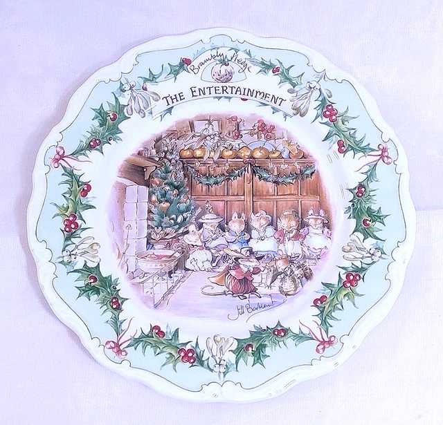 BRAMBLY HEDGE THE Entertainment Plate - 8 Inch $103.61 - PicClick CA