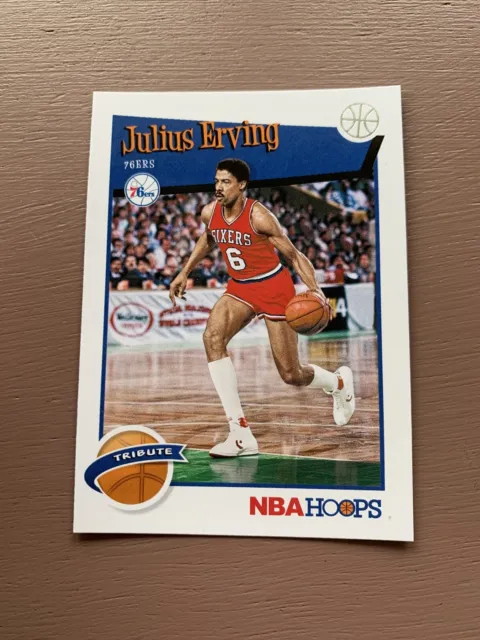2019-20 NBA HOOPS PANINI JULIUS ERVING # 293  BASKETBALL CARD  76ers