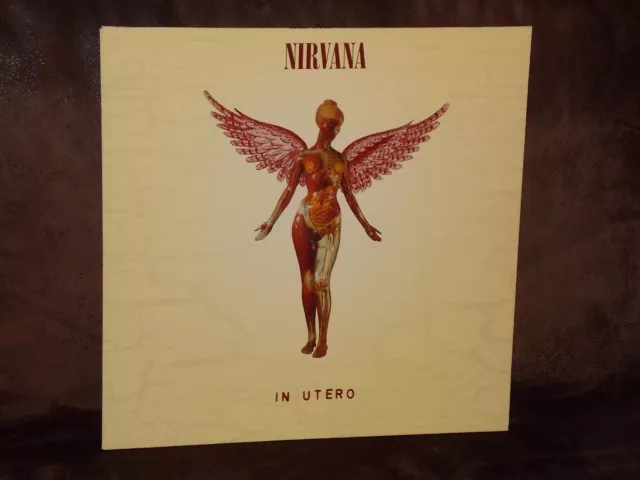Nirvana In Utero Vinyl Record (12 Yellow Vinyl Limited Edition) LP GEF  24536 Geffen Records 1993 Record Sale