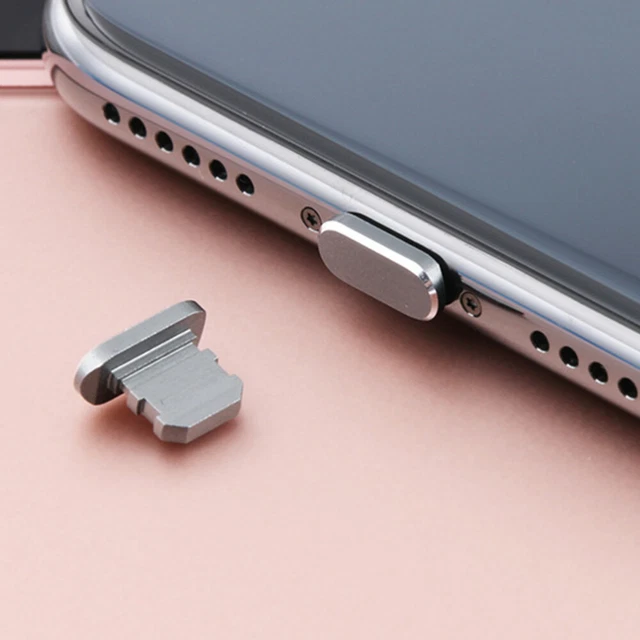 10PCS / Set Universel Smartphone Métal Antipoussière Plug Cap Cache-Bouchon 7