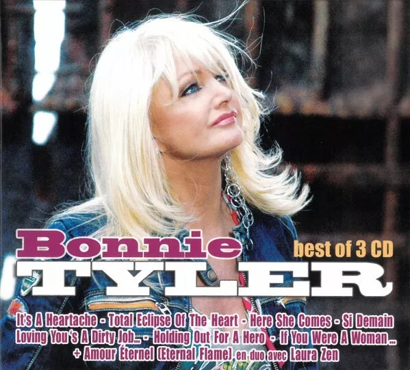 FRENCH BOX 3xCD ALBUM DIGIPACK BONNIE TYLER BEST OF RARE COLLECTOR NEUF/BLISTER