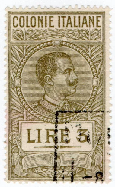 (I.B) Italy (Eritrea) Revenue : Duty Stamp 3L