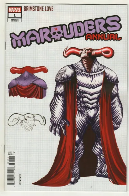 Marauders Annual #1 Baldeon Design 1 in 10 Variant  Marvel 2022 NM