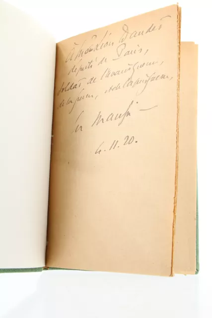 MANGIN Comment finit la guerre EDITION ORIGINALE ENVOI AUTOGRAPHE Relié 1920