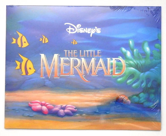Disney 1989 THE LITTLE MERMAID 11 X 14 Lithograph Portfolio Set of 4, NEW SEALED