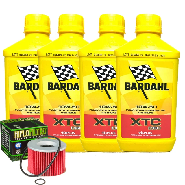 Bardahl XTC Inspektionskit Für Triumph Tiger 800 XC/XR – Öl, Filter, Kerzen (10W50, HF204, HFA6501, CR9EK) Bardahl XTC Inspektionskit Für Triumph Tiger 800 XC/XR – Öl, Filter, Kerzen (10W50, HF204, HFA6501, CR9EK)