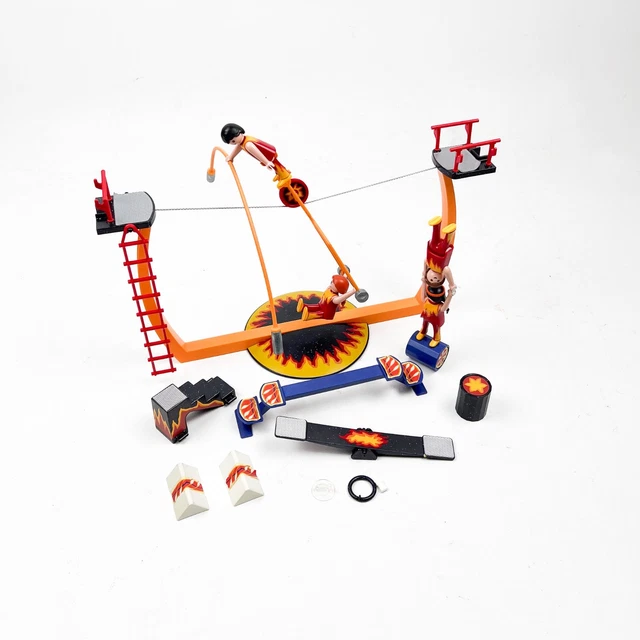 PLAYMOBIL vintage city life cirque dresseur cage fauves du set 4233 de 2007