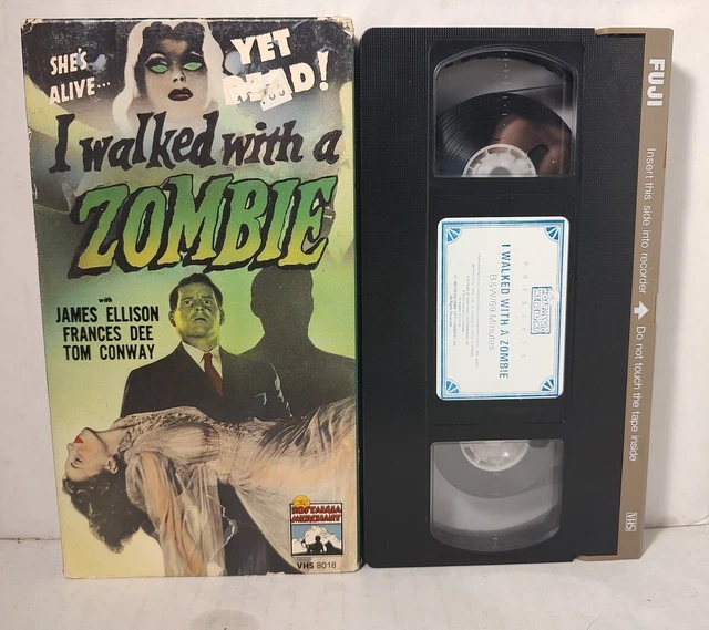 I WALKED WITH a Zombie (VHS) The Nostalgia Merchant B&W TESTED 17.89