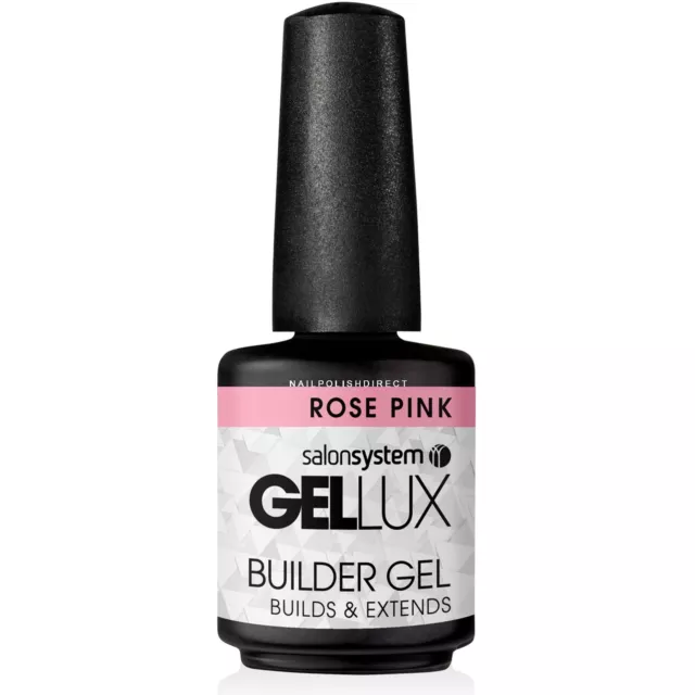 Gellux LED/UV Gel Politur Builder Gel - Rosa Pink (0213187) 15ml