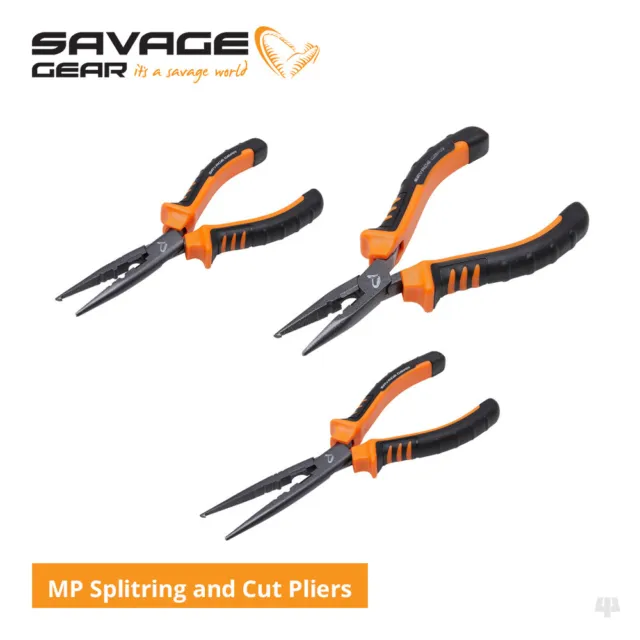 Savage Gear MP Split Ring & Cut Pliers - Pike Bass Trout Salmon Sea Lure Fishing