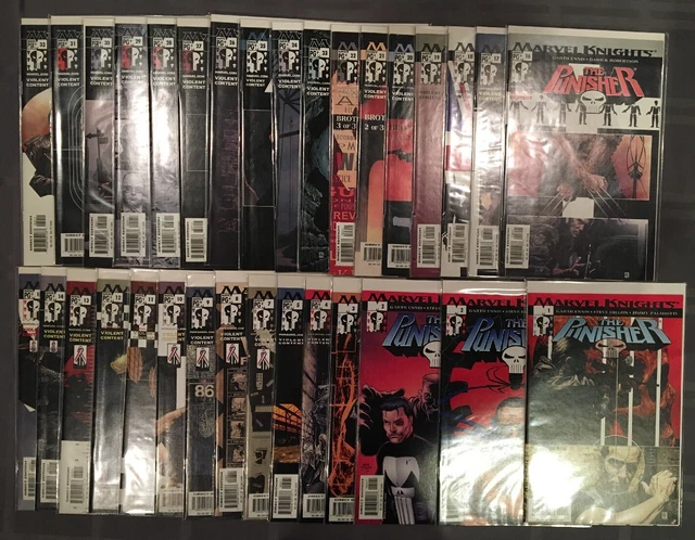 Punisher Volume 6 From 2001 Ennis And Dillon.      Marvel Knights