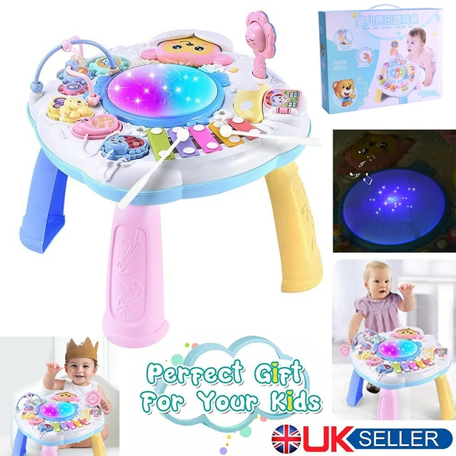 Baby Activity Center Table Toddler Early Education Musical Toys Kids Learning UK