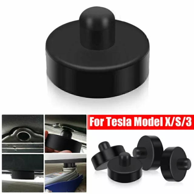 4tlgWagenheberaufnahme Wagenheber Stützbock Adapter Gummi Für Tesla Model X/S/3