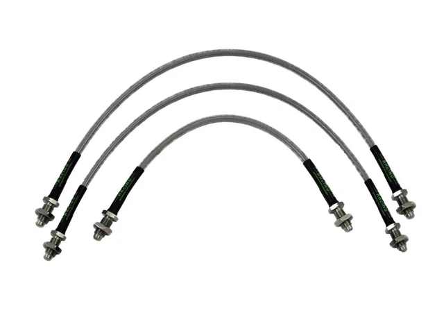 MLR Stainless Steel Braided Brake Line Kit For Ford Fiesta Zetec S MK4 MK5 – Full Set