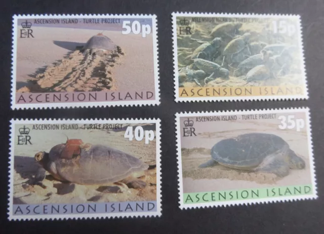 Ascension 2000 Turtle Project on Ascension SG795/8 MNH UM unmounted mint