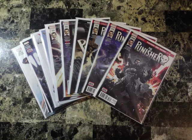 PUNISHER War Machine #218-228 COMPLETE Set LOT Marvel Comics Rosenberg 2018 2019
