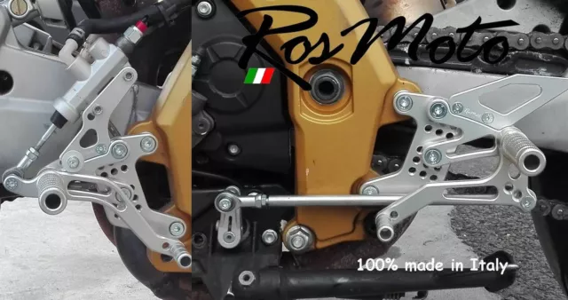 Pedane Arretrate Rearsets Aprilia Shiver 750