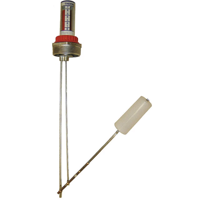 KRUEGER H-2-23-10.5 Therma Level Gauge,HDPE,D 23in
