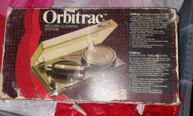 Allsop 3 Orbitrac Vintage Vinyl Record Cleaning System