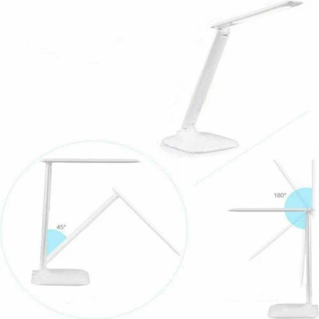 Lampada Touch Ricaricabile Pieghevole 180° Luce Led Scrivania E Tavolo Te-B0371 7