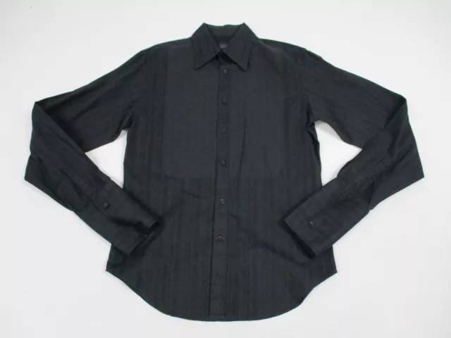 Guess By Marciano Shirt Adult Medium Black Button Up Long Sleeve Mens