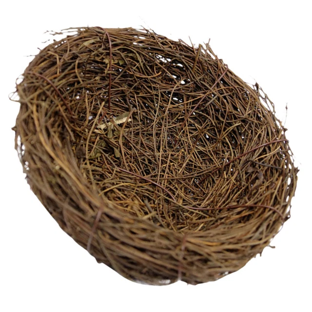 4 Nidi Per Uccelli In Bambù - Fatto A Mano, Con Gancio, Per Canarini, Pappagallini, Cocorite - Foto 9