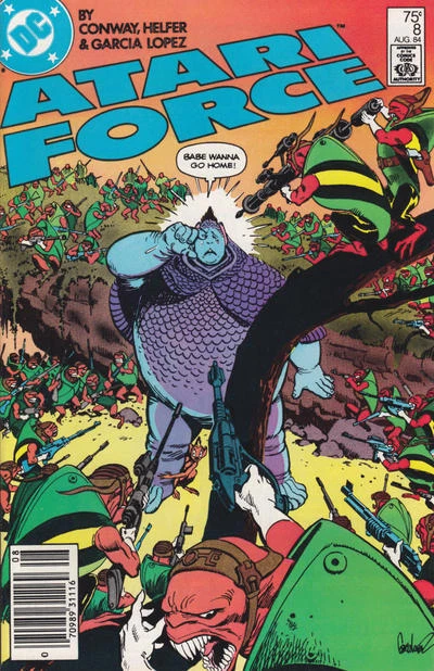 Atari Force #8 (Newsstand) VG; DC | low grade comic - we combine shipping