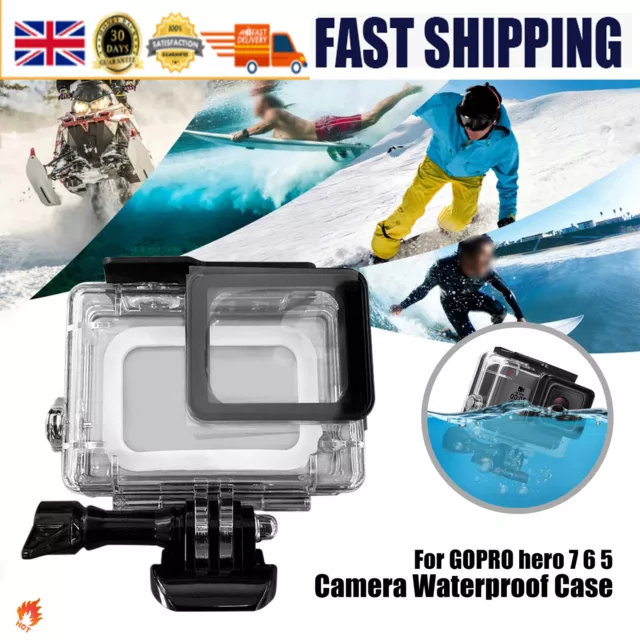 For GoPro Hero 5 6 7 Waterproof Diving Camera Protective Housing Case Accessorie