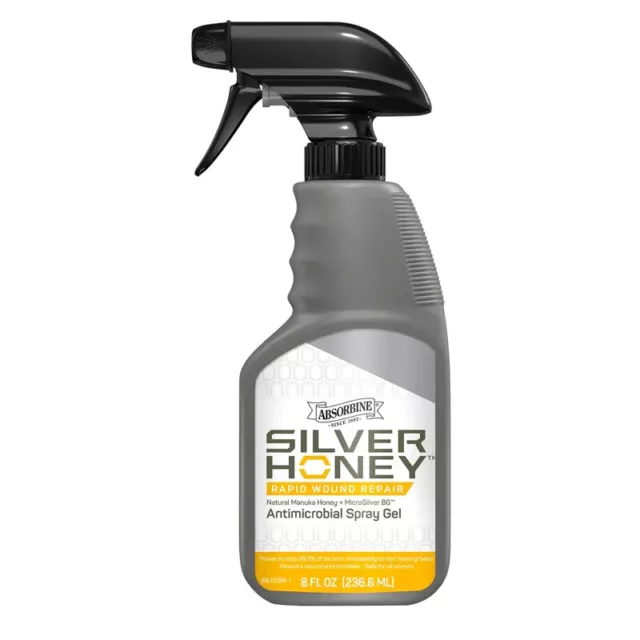 Absorbine Silver Honey Spray 236ml - Rapid wound repair for horses