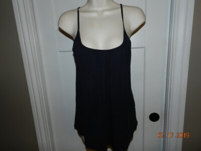 VS Bra Top XS Tank Short Sleeveless Navy blue  Victoria's Secret cami