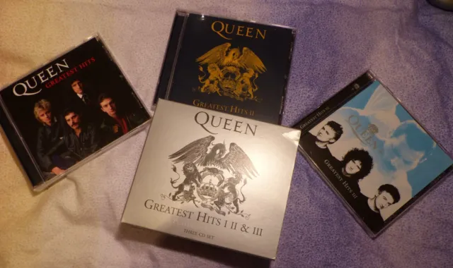 NEAR MINT - QUEEN - GREATEST HITS I und II und III - 51 Hits