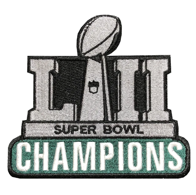 PHILADELPHIA EAGLES CHAMPIONSHIP Football Jersey Patch 2018 Super Bowl