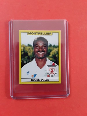 foot  panini  french  france  82   roger milla  #30 