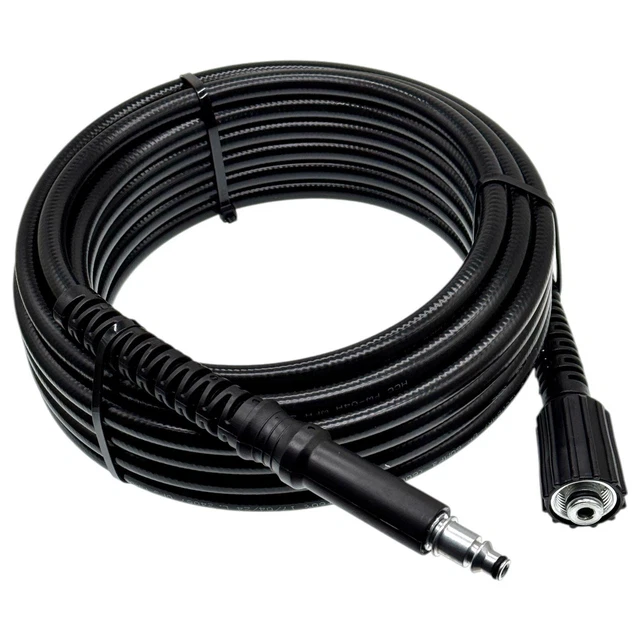 Tuyau Nettoyeur Haute Pression 10m - Compatible Bosch, 220 Bars, Connecteur Quick