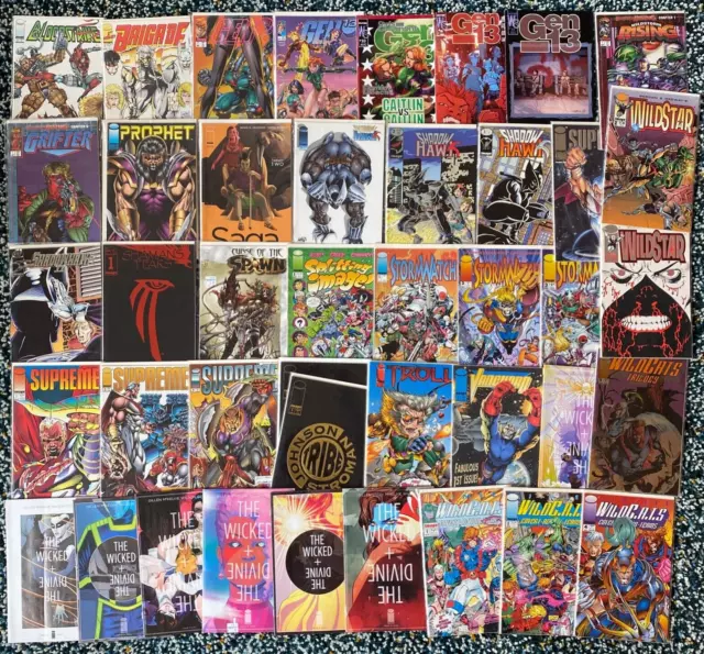 HUGE Image Comic Lot of 42 Bloodstrike Wildcats Gen13 Prophet Saga Stormwatch