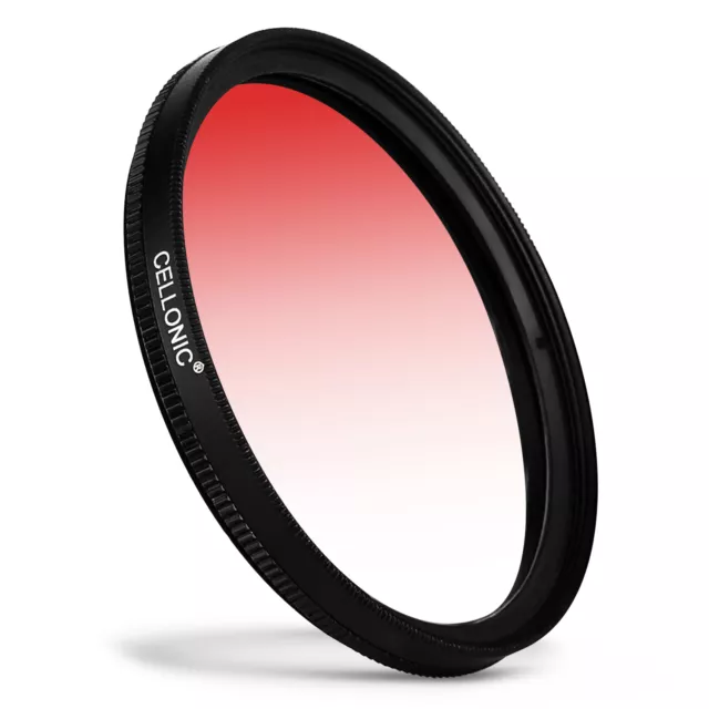 Filtro gradiente color Rojo 62mm para Tamron AF 70-300mm F4-5.6 Di LD Macro 1:2
