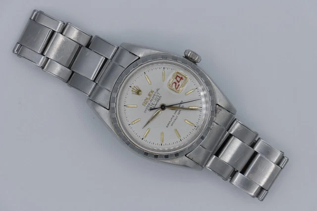 Rolex Datejust 6305/2 Matte Depth Dial Ovettone Engine Turned Bezel Circa 1956 Rolex Datejust 6305/2 Matte Depth Dial Ovettone Engine Turned Bezel Circa 1956