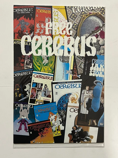 Free Cerebus 1992 Aardvark-Vanaheim Dave Sim & Gerhard NM- Bag & Board | combine