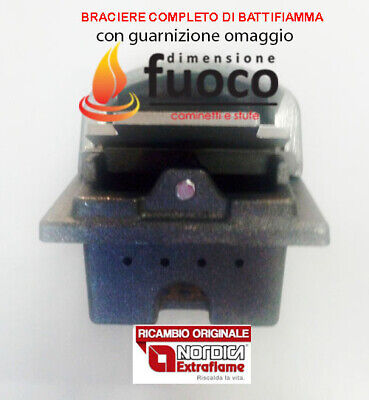 Nordica BRACIERE CON BATTIFIAMMA STUFA PELLET NORDICA EXTRAFLAME VIVIANA  COMFORT P70 