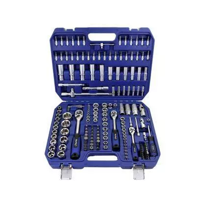 BlueSpot 171Pcs 1/4", 3/8" & 1/2" Metric Socket Set