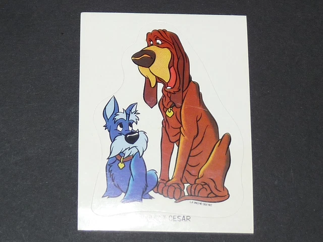 Autocollants La Vache Qui Rit X Disney – La Belle Et Le Clochard, 1976